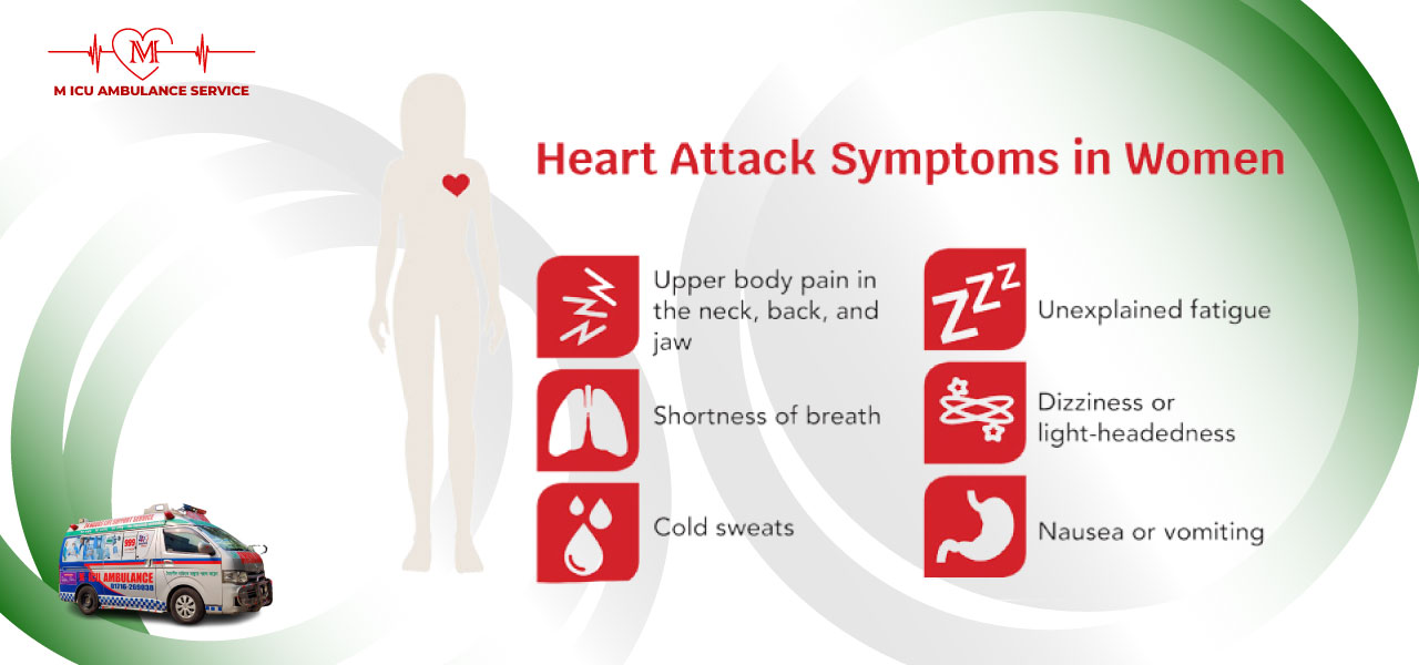 How to deal with a heart attack in women?